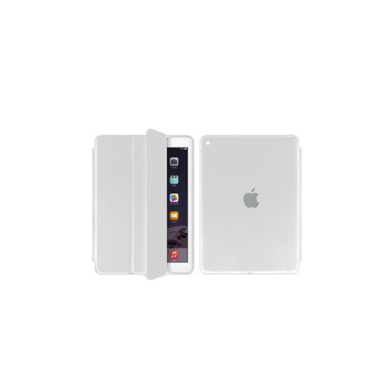 Husa smart cover compatibila cu Ipad Air 1/2, 9.7inch, inchidere magnetica, Gri, TELGORBCS