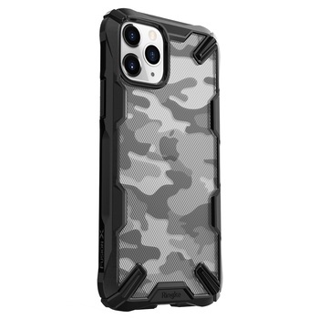 Husa Ringke pentru iPhone 11 pro max fusion x, design camo, Black Husa Ringke pentru iPhone 11 pro max fusion x, design camo, Black