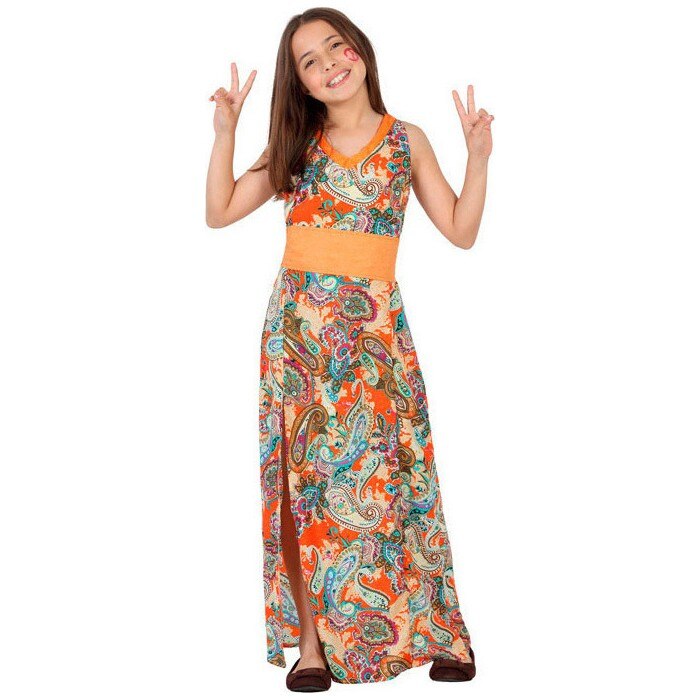 Costum Hippie Fete 3-4 Ani 90-114 cm