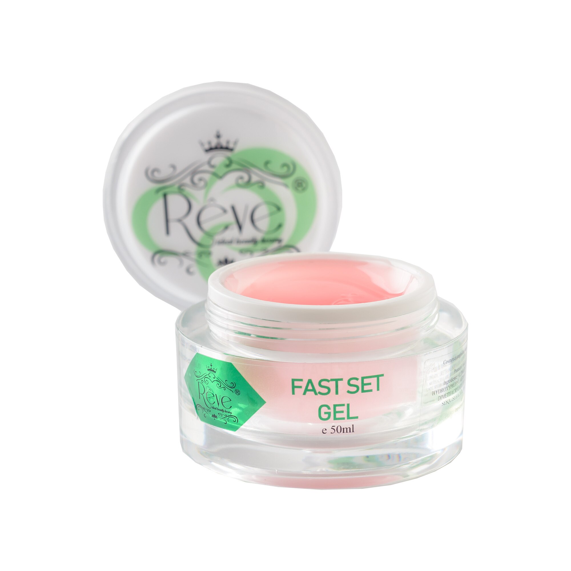 Gel, Rêve, Transparent, 50 ml, Fast Set