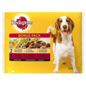 Hrana pentru caini Pedigree plic 4 x 100 g Hrana pentru caini Pedigree plic 4 x 100 g