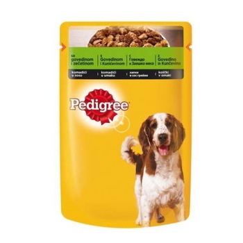 Hrana pentru caini Pedigree adult plic 100 g aroma miel/vita Hrana pentru caini Pedigree adult plic 100 g aroma miel/vita