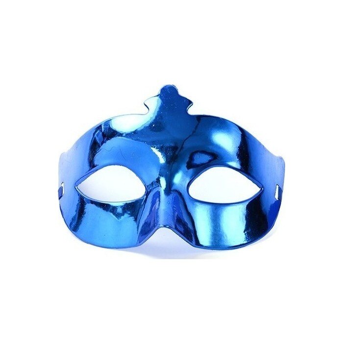 Masca Venetiana Albastru Metalizat