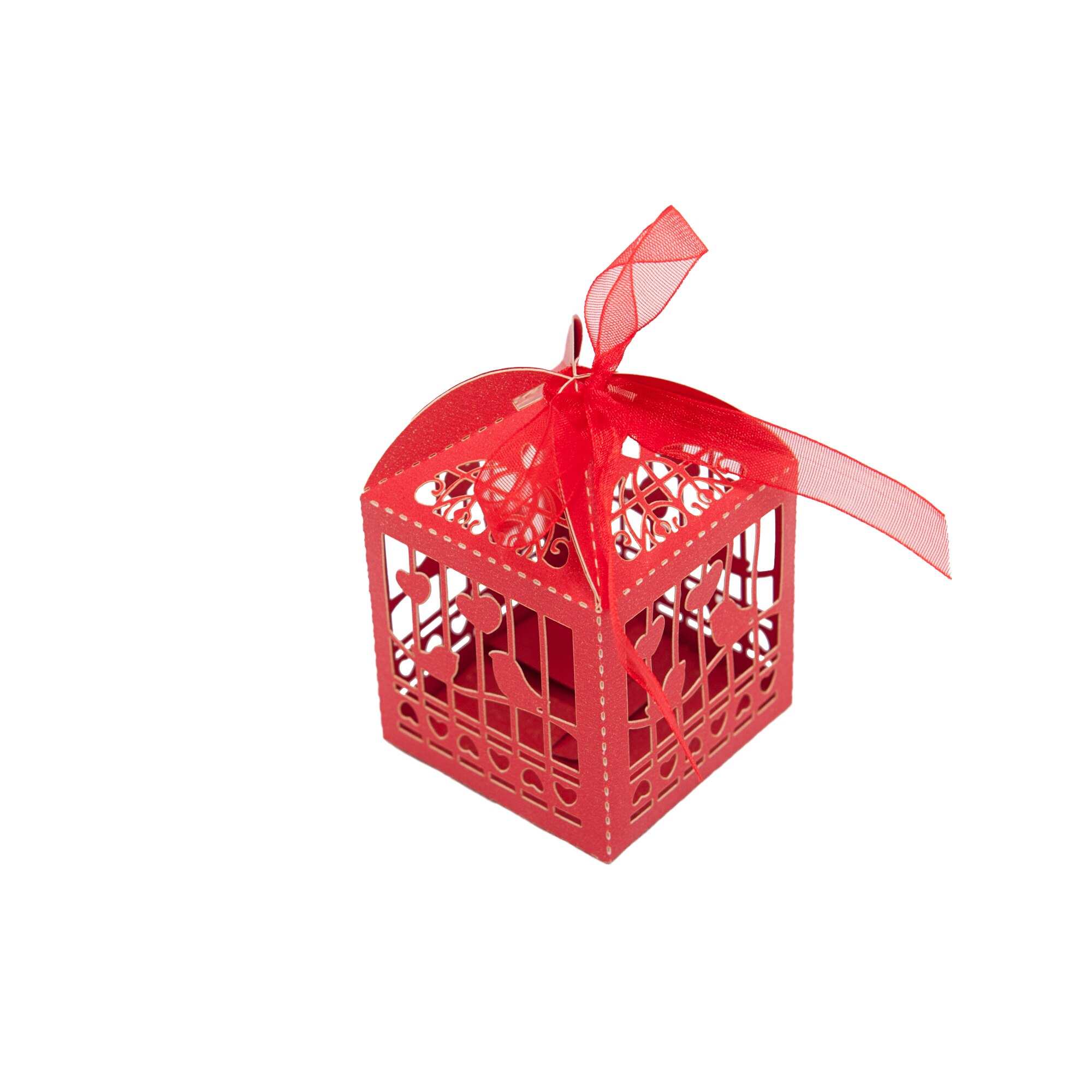 Marturie nunta/botez cutiuta vrabii si inimi rosii