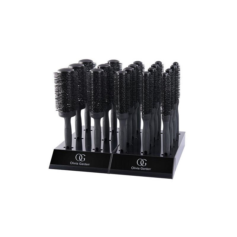 Perii de par, Olivia Garden, Black Line Thermal SpeedXL, Display 18Buc