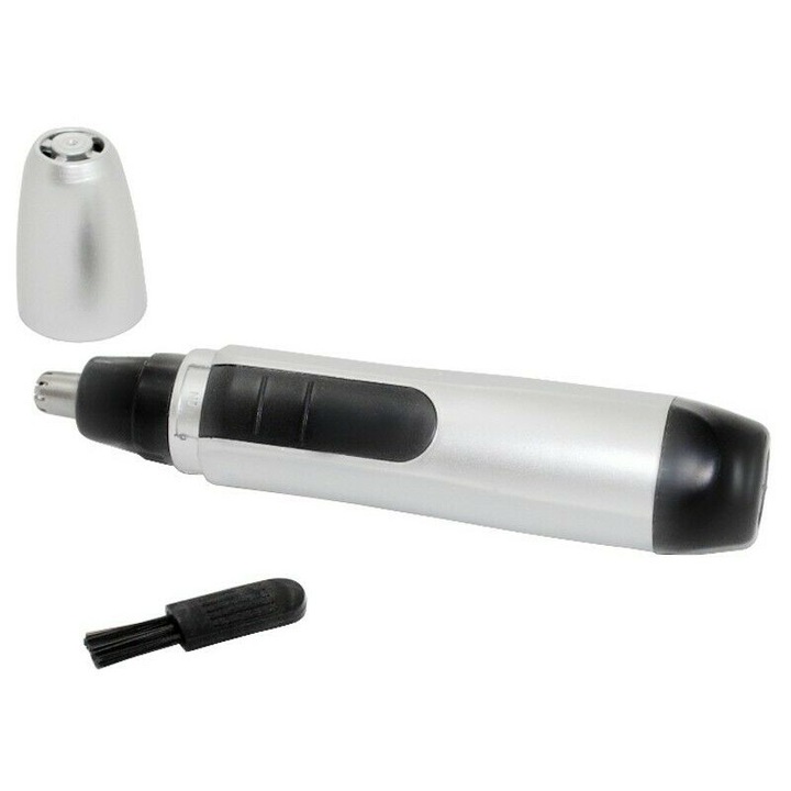 Orr- és fülszőrnyíró ES-999, Elemes, Fekete/Ezüst