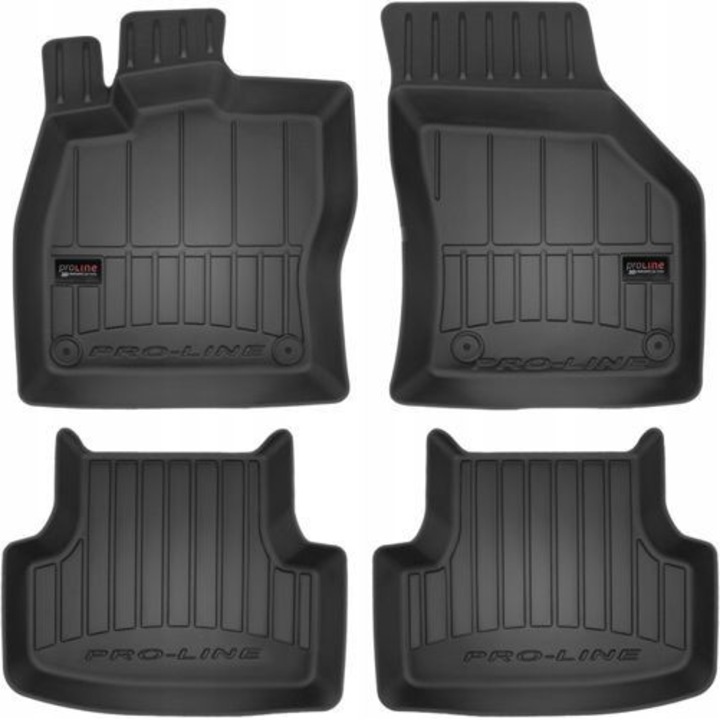 Стелка за автомобил Frogum черен 3D, SEAT LEON III души 2012-
