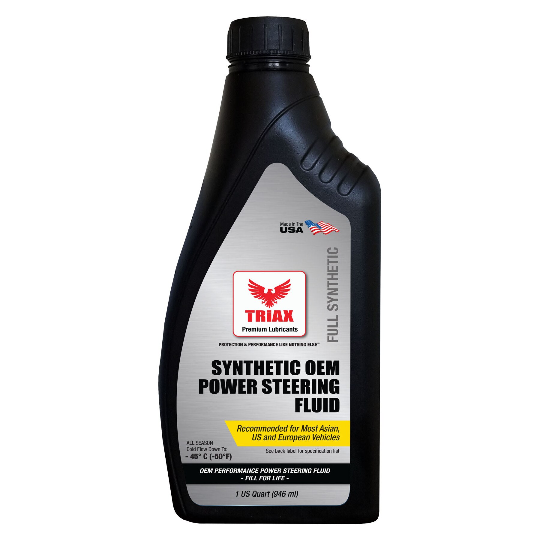 Ulei Servodirectie Verde Full Sintetic TRIAX OEM SYNTHETIC Power Steering Fluid, 946 ml