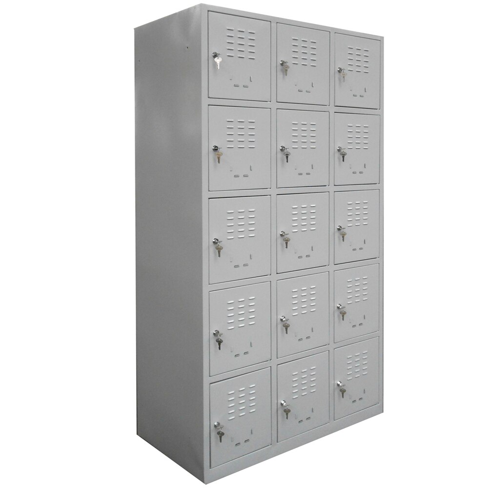 Vestiar metalic cu 15 usi fara accesorii, 910x500x1800 mm (LxlxH), ECO+