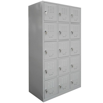 Vestiar metalic cu 15 usi fara accesorii, 910x500x1800 mm (LxlxH), ECO+ Vestiar metalic cu 15 usi fara accesorii, 910x500x1800 mm (LxlxH), ECO+