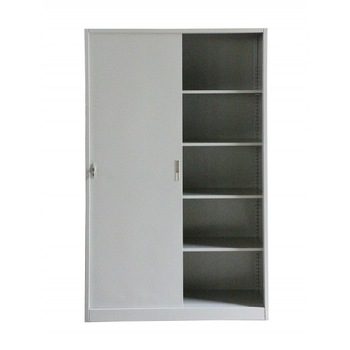 Dulap metalic cu usi culisante Asamblat 4 rafturi, 900x450x1900 mm (LxlxH), 40 kg/polita, PLUS Dulap metalic cu usi culisante Asamblat 4 rafturi, 900x450x1900 mm (LxlxH), 40 kg/polita, PLUS