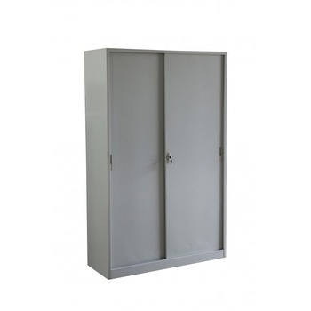 Dulap metalic cu usi culisante 4 rafturi, 900x450x1900 mm (LxlxH), 40 kg/polita, PLUS Dulap metalic cu usi culisante 4 rafturi, 900x450x1900 mm (LxlxH), 40 kg/polita, PLUS