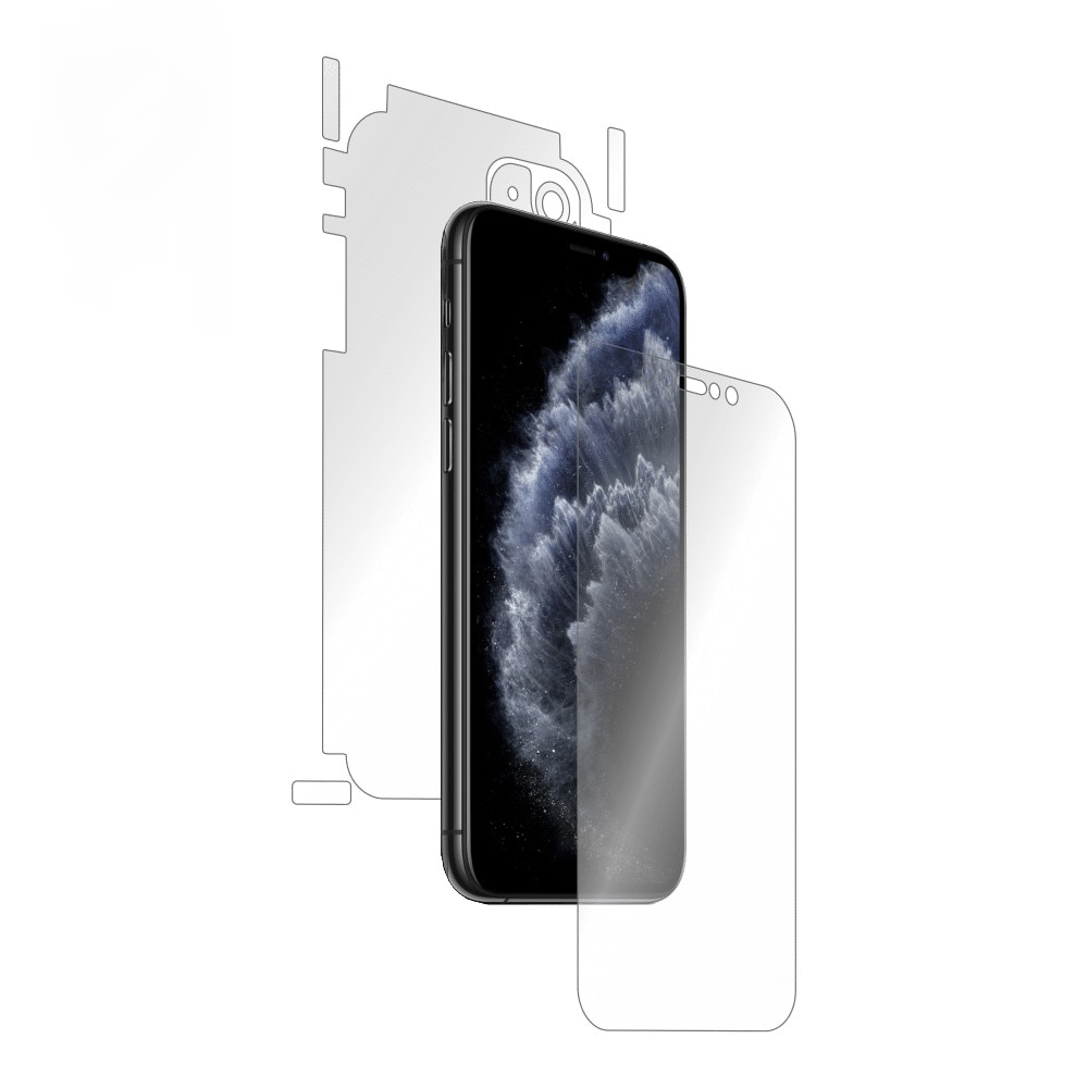 Folie Smart Protection iPhone 11 fullbody,protectie completa ecran,spate si laterale+Smart Spray®,Smart Squeegee®,microfibra si instructiuni instalare incluse