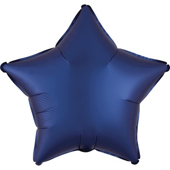 Balon folie 45 cm stea Satin Luxe Navy, Radar 39962 Balon folie 45 cm stea Satin Luxe Navy, Radar 39962