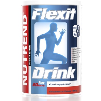 Supliment nutritiv Nutrend Flexit Drink, 400g, Capsuni Supliment nutritiv Nutrend Flexit Drink, 400g, Capsuni
