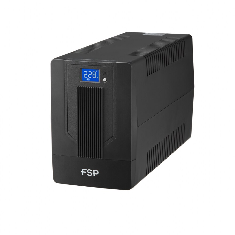 UPS FSP Group IFP1000, 1000VA, 600W, Line Interactive, LCD, 2x schuko+ 2xIEC