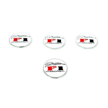 Set 4 capace ornamentale pentru jante , de culoare gri , model sport Set 4 capace ornamentale pentru jante , de culoare gri , model sport