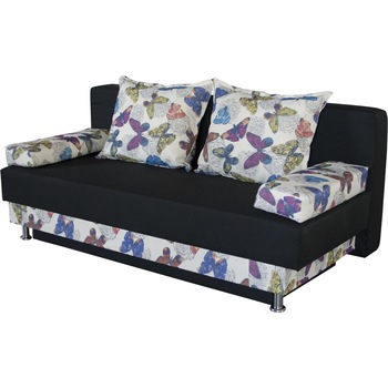 Canapea extensibila Sani Lotos 190 cm, Negru Canapea extensibila Sani Lotos 190 cm, Negru