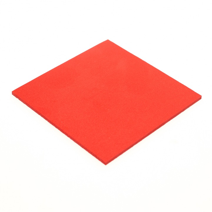 Forex / PVC дъска, Fabtech, 500*1000 мм, 3 мм, Червена