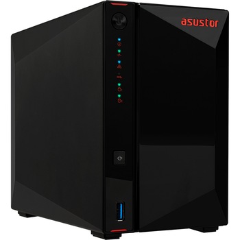 Network Attached Storage Asustor (AS5202T), Nimbustor 2, 2.5G 2 Bay NAS, Intel Celeron Dual-Core, 2GB DDR4, 2.5 GbE x 2, HDMI, USB 3.2 Gen 1 x 3, Wake on Wan Network Attached Storage Asustor (AS5202T), Nimbustor 2, 2.5G 2 Bay NAS, Intel Celeron Dual-Core, 2GB DDR4, 2.5 GbE x 2, HDMI, USB 3.2 Gen 1 x 3, Wake on Wan
