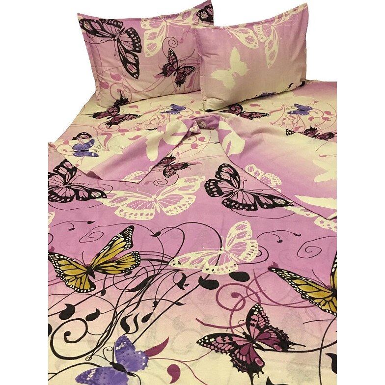 Set lenjerie pat dublu XXL, din bumbac 100%, patru piese, by Liz Line-D4123XXL