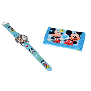 set ceas pentru copii cu mikey mouse  portofel cadou - coco6630 imagen 36_0_
0