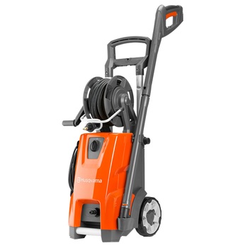Aparat de spalat cu presiune Husqvarna PW 350, 2100 W, 150 bar presiune maxima, 500 l/h debit apa maxim, 9 m lungime furtun Aparat de spalat cu presiune Husqvarna PW 350, 2100 W, 150 bar presiune maxima, 500 l/h debit apa maxim, 9 m lungime furtun