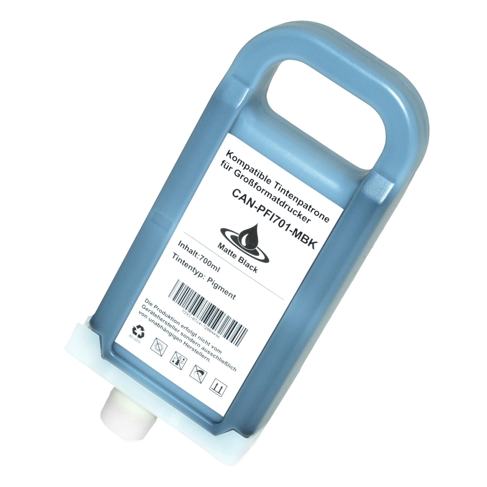 Cartus PFI 701MBK XL 700 Ml Compatibil Canon iPF 8000 / iPF 8000S / iPF 8100 / iPF 9000 / iPF 9000S / iPF 9100