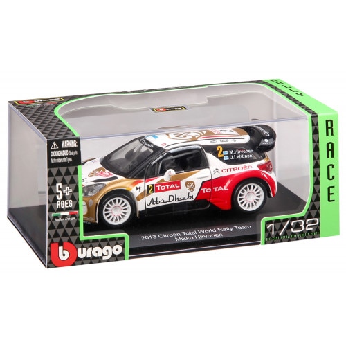 Macheta Bburago Street Rally Citroen - Mikko Hirvonen 2013, 1:32