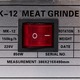 Masina Tocat Carne Profesionala 850W, 150KG/ora, 22Kg, Alpin Profi MK-12, INOX