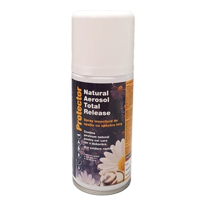 Insecticid Protector Natural Aerosol Total Release, 150 ML