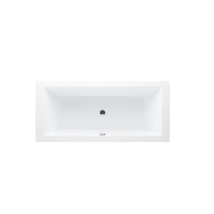 Cada de baie Fibrex Quadra, 170x70x45 cm + suport metalic