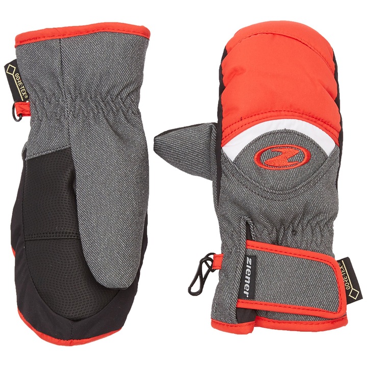 Manusi pentru copii, Ziener, Gri, Marime 5