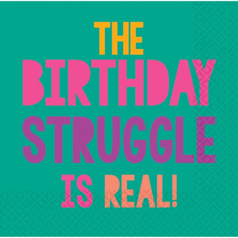 Servetele pentru petrecere - Young & Fab, 33 x 33 cm, Radar 990444, Set 16 buc