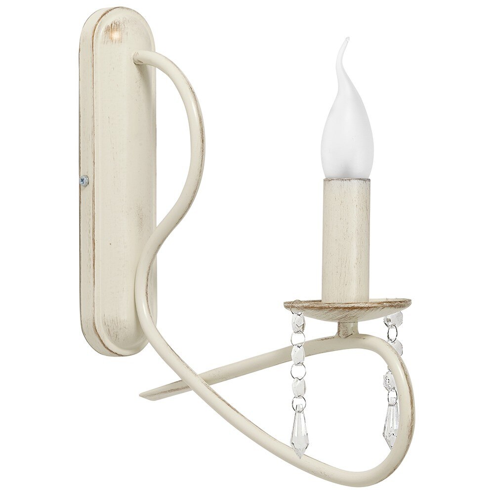 Aplica ESL Fresco, 1x60W, E14, Metal, Alb