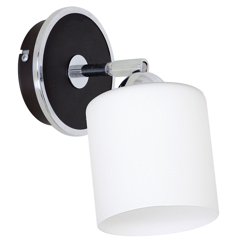 Aplica ESL Fort, 1x60W, E27, Metal/Sticla, Maro/Alb