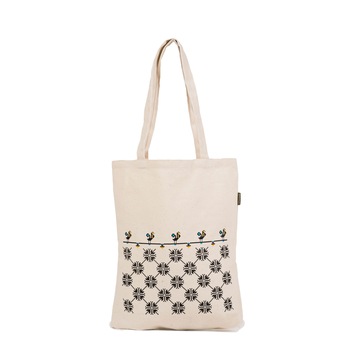 Geanta Atelierul de Panza, model S2 bumbac natur Solara Geanta Atelierul de Panza, model S2 bumbac natur Solara