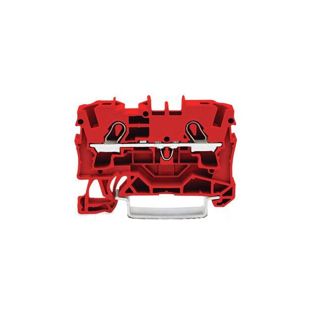 Clema rand Wago TOPJOB®S 1 intrare/1 iesire, 4 mm², rosu