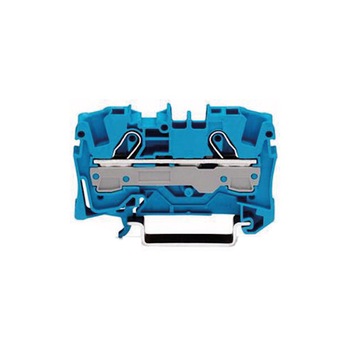 Clema rand Wago TOPJOB®S 1 intrare/1 iesire, 6 mm², albastru Clema rand Wago TOPJOB®S 1 intrare/1 iesire, 6 mm², albastru
