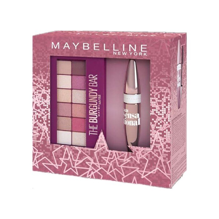 Комплект Спирала за мигли и сенки за очи Maybelline Lash Sensational ...