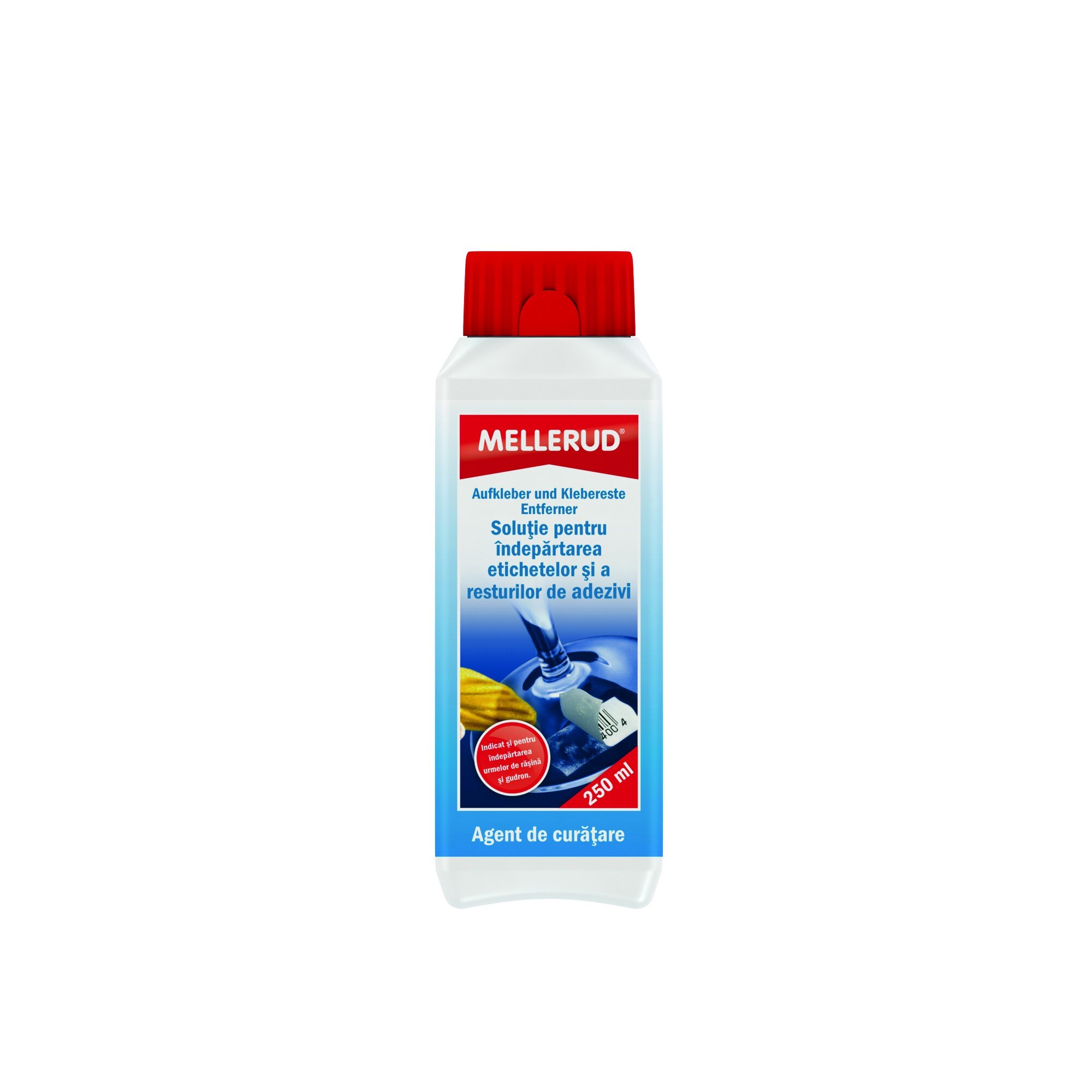 Solutie pentru curatarea resturilor de adezivi, Mellerud 250ml