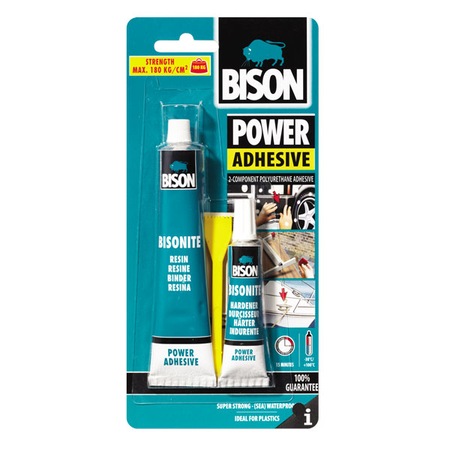 Adeziv Poliuretanic Bicomponent Bison Power Adhesive 65 Ml Emag Ro
