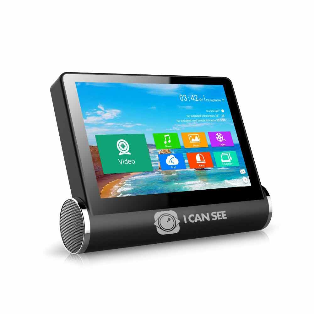 Network Video Recorder ICANSEE, Plug and Play, ICS-WIFI-MINI, 4 Canale Video, Microfon, Speaker, Touch Screen 7