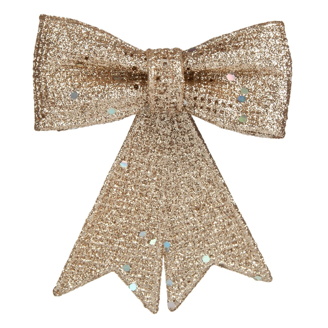 Funda decorativa pentru brad de Craciun, Marbest Grand Shop, auriu, 11 cm