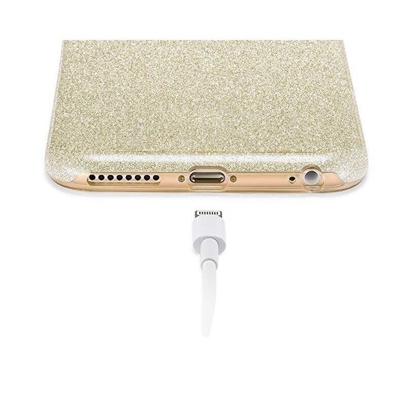 Husa Xiaomi Redmi Note 7, Glitter / Sclipici, Gold