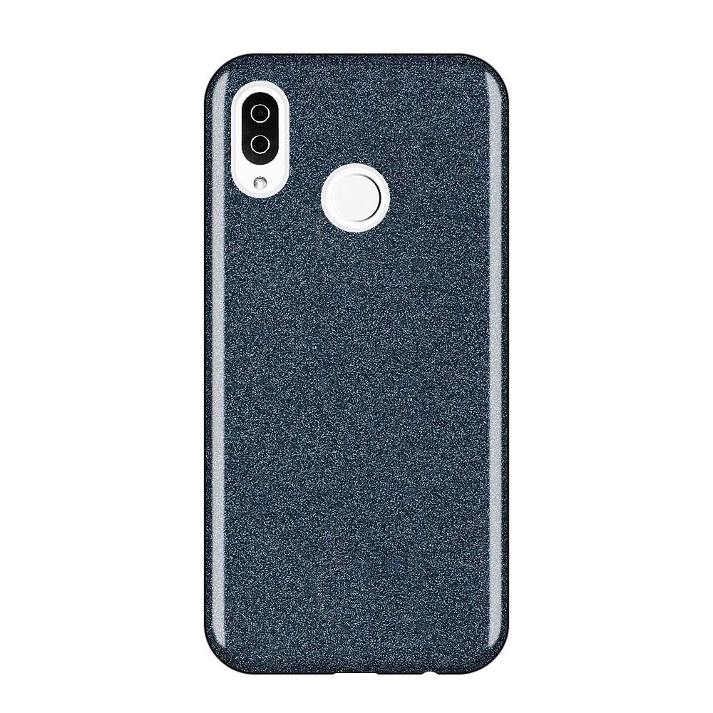 Husa Xiaomi Redmi Note 7, Glitter / Sclipici, Negru