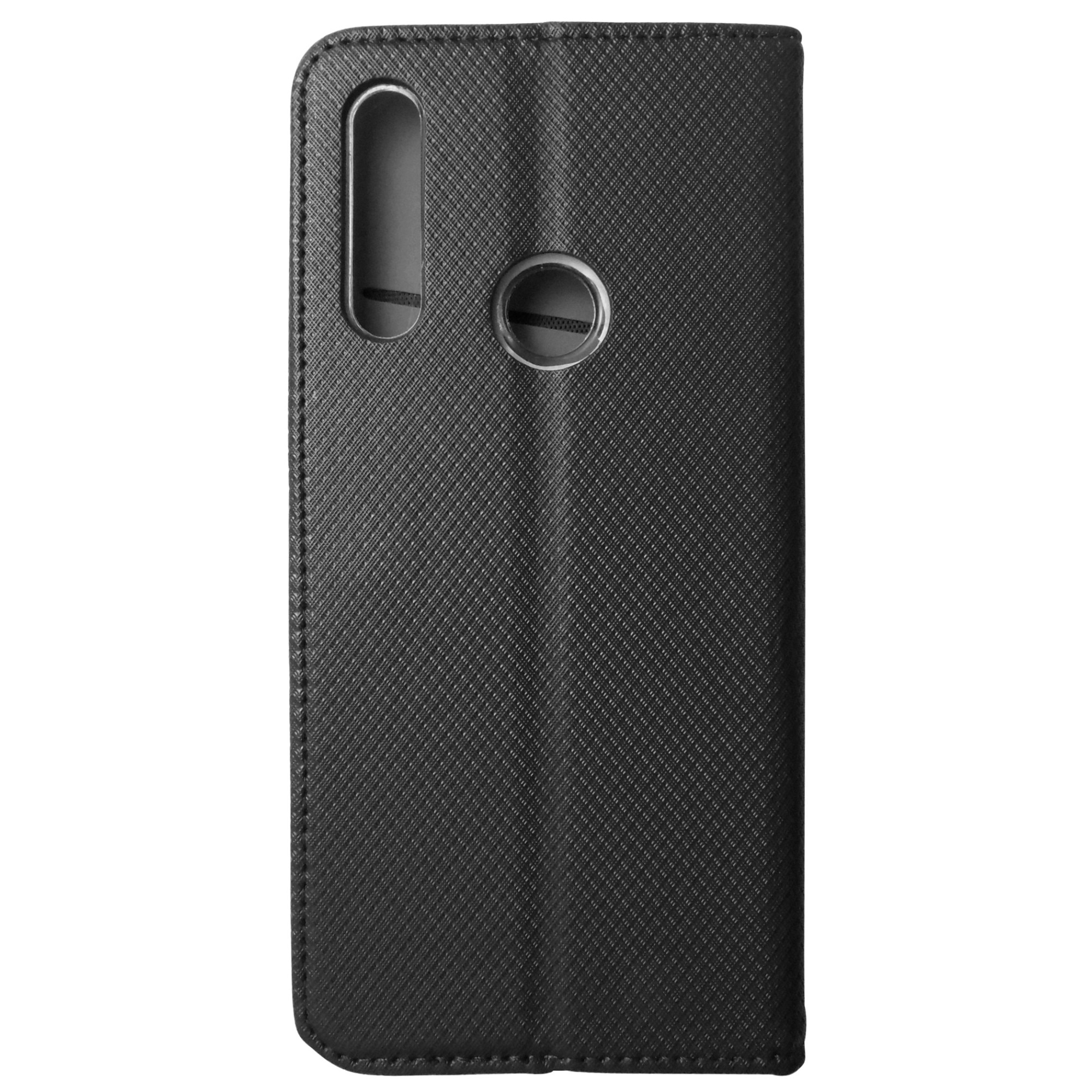 Husa tip carte cu stand Smart Magnet neagra pentru Huawei P Smart Z (2019), Honor 9X, Y9 Prime 2019