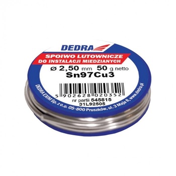 Cositor de lipit 2,5mm 50g 97%SN SN97Cu3 Cositor de lipit 2,5mm 50g 97%SN SN97Cu3
