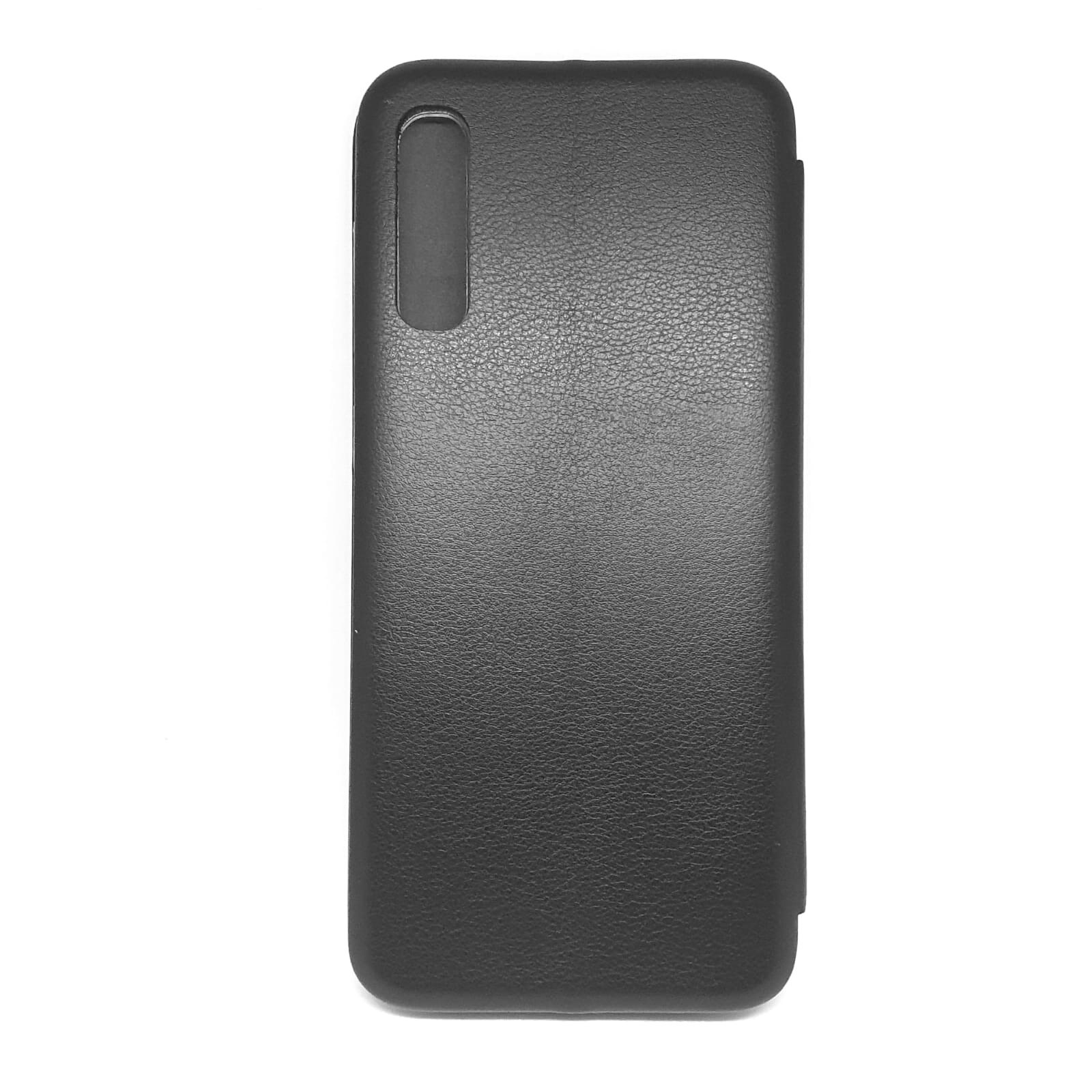 Husa Samsung Galaxy A50, piele eco, carte, inchidere magnetica, neagra