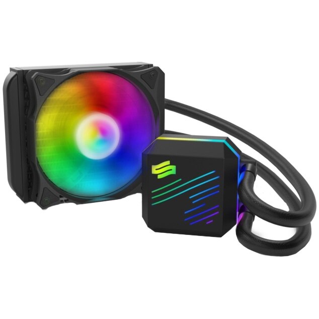 Cooler Procesor SilentiumPC Navis EVO ARGB 120, compatibil Intel/AMD